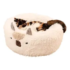 GENERICO - Cama Tipo Dona Para Gato Diseño Alpaca
