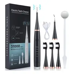 GENERICO - Eliminador De Cálculos Dentales Ultrasónico con cepillo