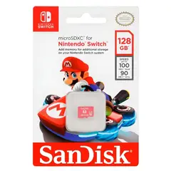 SANDISK - Memoria 128 Gb Micro Sd Nintendo Switch