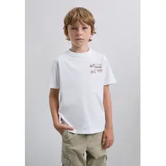 SCALPERS - T-shirt sc print logo Multicolor 61162KWHITE