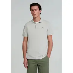 SCALPERS - Polo skull lt air Multicolor 60346LIGHTGREY