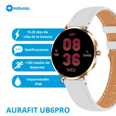 GENERICO - Reloj Inteligente AURAFIT STELLA - Dorado