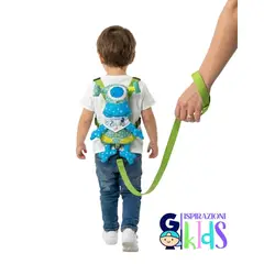 GO ISPIRAZIONI KIDS - Arnes de seguridad para niños - MARCA EXTRATERRESTRE NIÑO AZUL