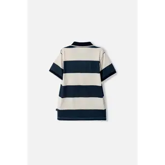 WARNER BROS - Camiseta tipo polo de Harry Potter azul y almendra para niño