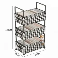 GENERICO - ESTANTE PARA ROPA TRES NIVELES