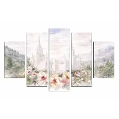 ART INDUSTRY - Cuadro Decorativo Castillo 100 X 70 Cm