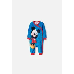 LITTLEMIC - Pijama mickey mouse mameluco azul para bebé niño