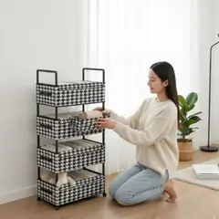 GENERICO - ESTANTE PARA ROPA 4 NIVELES