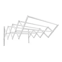 ENERGY PLUS - Tendedero Plegable Ropa 50x104cm Acero Capacidad 60 Libras