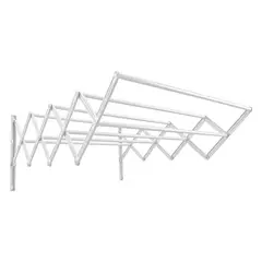 ENERGY PLUS - Tendedero Plegable Ropa 77x104cm Acero Capacidad 60 Libras