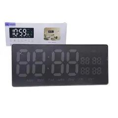 GENERICO - Reloj Candelario Digital LED Multicolor Moderno Pared y Escritorio