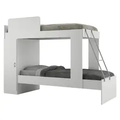 AKIVOY - Camarote Litera Tokio 1 Puerta Color Blanco.