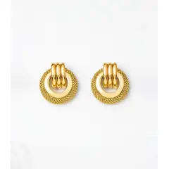 ZYRAL - Aretes Dorados Mujer Marca ZARC01-152