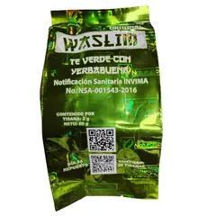 GENERICO - Te verde waslim original 30 tisanas