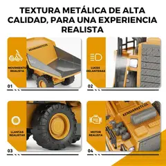 YINGFA - Volqueta a control remoto realista metal