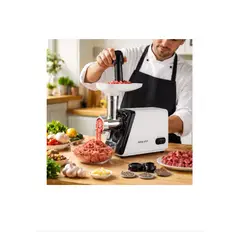 GENERICO - Picadora De Carne Eléctrica Sokany SK-312 2500W Con Accesorios