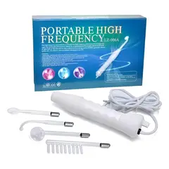 GENERICO - Alta Frecuencia Portátil Facial Y Corporal 4 Electrodos