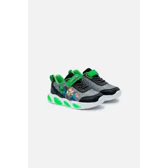 MIC - Tenis con luces de Minecraft multicolor para niño