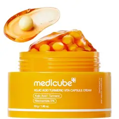 MEDICUBE - Crema Cápsula Ácido Kójico y Cúrcuma Tono Uniforme
