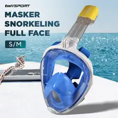 GENERICO - Mascara Buceo Careta Snorkel Full Face Soporte Cámara Gopro