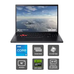 ACER - Portatil Gamer NL16-71G Intel 5 210H RAM 16GB 512GB SSD RTX 3050 16 Pulgadas