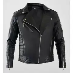 GENERICO - Chaqueta tipo cuero para hombre