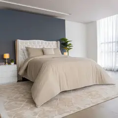 AMARE HOME - Funda de Plumón o Duvet cover Sahara Doble - Colección Mare color Arena
