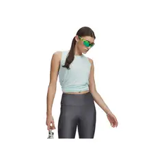 UNDER ARMOUR - Camiseta sin mangas Mujer TECH TANK SOLID Verde