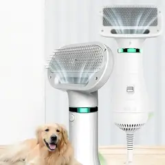 GENERICO - Secador De Pelo Peine Para Mascotas 2 En 1