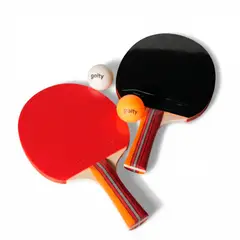 GOLTY - Kit Raquetas Ping Pong X 2 Unidades Más 2 Pelotas