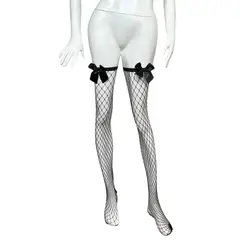 GENERICO - Medias En Malla Con Liguero Lenceria Ropa Interior Femenina