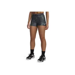 UNDER ARMOUR - Short Mujer HEATGEAR PRNT SHORTY Negro