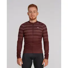 GW - Camiseta Manga larga Wave Vinotinto