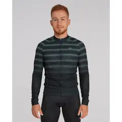 GW - Camiseta Manga larga Wave Plomo