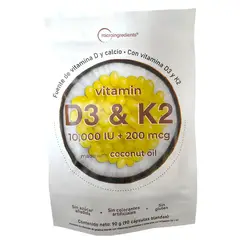 GENERICO - Vitamin D3 Y K2 Original 90 capsulas