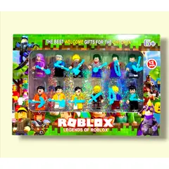 GENERICO - Muñecos Set Blíster Juguetes roblox x12 personajes