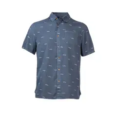 ROCKFORD - Camisa Hombre Shr-Denimprint-Sum23 Gris