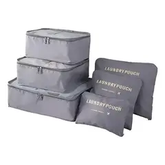 GENERICO - Kit Organizadores De Maleta Bolsas De Viaje X6 Piezas