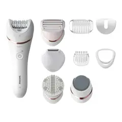 PHILIPS - Depiladora Serie 8000,9 Accesorios, Modelo Bre740/10