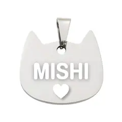 GENERICO - Placa Identificación Mascota Personalizada Gato
