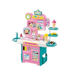 GENERICO - Juego De Tienda De Helados venta de helados 32 Accesorios