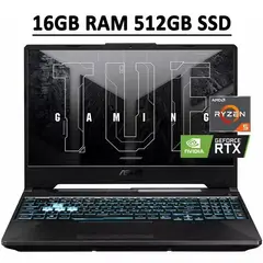 ASUS - Portátil TUF Gaming A15 Ryzen 5 7535Hs Ram 16gb Ssd 512gb Rtx 3050 4gb