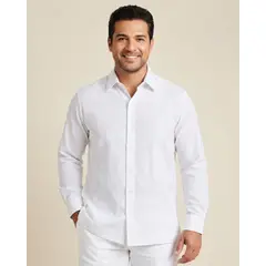 OSVITH - Camisa Guayabera Manga Larga