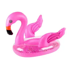 GENERICO - Inflable Bebé Flotador De Flamingo Rosado Con Escarcha
