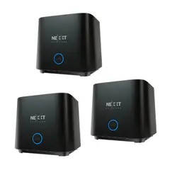 NEXXT SOLUTIONS - Pack x3 Router Nexxt Bolt Ac1200, Wi-fi 5, Tecnología Mesh, Compatible Google Home Alexa Siri