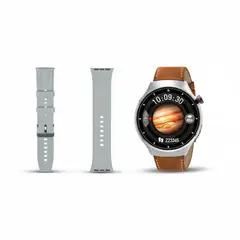 FLY - Smartwatch Watch 4 Plata-Gris + Audífonos