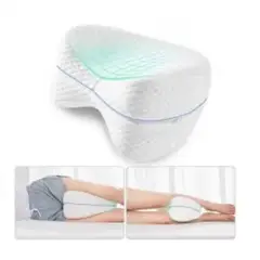 GENERICO - Almohada Ergonómica para Alineación de Piernas y Descanso Confortable