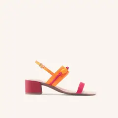 MARIO HERNANDEZ - Sandalias Bilbao Fucsia Naranja Brisabonita