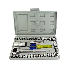 GENERICO - Juego De Raches Copas 40 Piezas Mecanica Vehiculos-motos