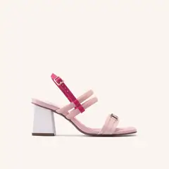 MARIO HERNANDEZ - Sandalia Barichara Nude Fucsia Brisabonita